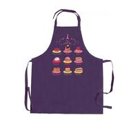 Tablier de cuisine sans poche Winkler French Patisserie Violet 72x90 cm