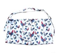 Tablier de jardin motif poulet pour récolte en plein air avec design mains libres poches spacieuses en polyester 55,9 x 35,6 cm style rustique pour pique-nique, désherbage ou usage quotidien (style 3)