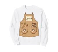 Tablier de Menuisier Amusant et Mignon pour Le Travail du Bois Sweatshirt