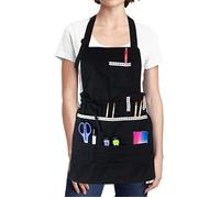 Tablier de peinture en polyester - MLBQ - Bandoulière réglable - Multi-poches - 27,3x42 pouces - Résistant à l'usure
