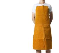 Tablier de soudage professionnel en cuir pour forgeron solide et résistant au feu