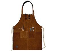 Tablier de Soudeur en Cuir pour Homme - Tablier de Travail pour Menuisier, Jardinier et Forgeron - Tablier Cuir Barbecue Cuisine pour Femmes