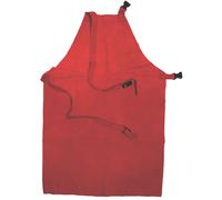 45060268R Tablier de soudeur cuir 90 cm rouge