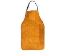 Tablier de soudeur réglable de 105 cm de long pour homme et femme pour | Matériau en cuir, design bouclier thermique, résistant aux rayures, idéal pour la soudure, longue durée de vie