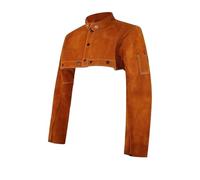 Tablier de soudure, Cape de soudage à manches longues, veste ignifugée et résistante aux flammes for le travail au chalumeau et la découpe du bois.(3XL)