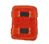 Tablier de soudure, Coussinet de soudage dorsal aluminisé ignifugé for four de soudage, fusion des métaux, camping et industrie(Rot)