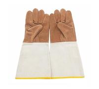 Tablier de soudure, Gants de soudage en cuir résistant à l'usure, manches de protection en toile for soudeur, fourrure