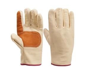 Tablier de soudure, Gants en toile épaisse, paume et index renforcés, for soudeur, isolation thermique, résistants à l'usure, for travaux de construction.
