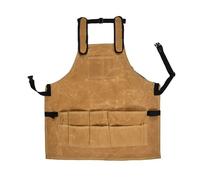 Tablier De Travail En Toile Unisexe, Marchandises Durables, Robuste, Avec Poches À Outils, Sangles Croisées Réglables Pour La Peinture Sur Bois