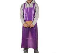 Tablier de travail imperméable en PVC transparent 110 x 80 cm | Revêtement imperméable, protection contre les taches alimentaires, facile à nettoyer, pas de lavage nécessaire