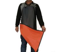 Tablier de travail robuste en cuir de vachette 105 x 77 cm pour une | Polyester imperméable, garde les vêtements au sec, idéal pour les environnements humides, facile à nettoyer