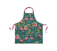 Tablier Flamants Roses pour adultes en coton décoré Allen