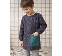 Tablier garçon zippé personnalisable bleu nuit 3A