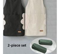 Tablier imperméable mignon et créatif avec bavette, convenant pour la cuisine, les tâches ménagères, design de motif personnalisé, vêtement de travail pour adulte sans manches, cuisine, salle de bain,