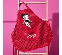 Tablier mignon avec imprimé cœur, imperméable et résistant aux taches, convient pour la cuisine et la pâtisserie, idées de cadeaux, fête, vacances, Saint-Valentin Taille UniquePolyester