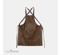 Tablier Suspender cuir, couleur:vintage brown