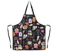 Tabliers de cuisine avec poches, 49x68 cm, imperméables, design coréen