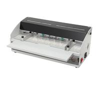 TABODD Machine à rainurer électrique 3 en 1, 46 cm, pliable, électrique, fournitures de bureau et papeterie avec technique de pressage circulaire pour fichiers, cartes, papiers A4