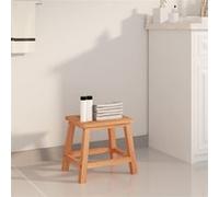 Tabouret - VIDAXL - Noyer - 29 x 22,5 x 22,5 cm - Bois massif - Style contemporain