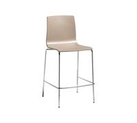 Tabouret 4 Pieds Empilable Sans Accoudoirs Scab Alice 2576 15 Gris tourterelle