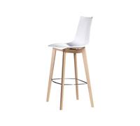 Tabouret 4 Pieds Sans Accoudoirs Scab Natural Zebra Antichoc 2810 FN 310 Blanc plein
