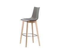 Tabouret 4 Pieds Sans Accoudoirs Scab Natural Zebra Antichoc 2810 FN 315 Gris tourterelle