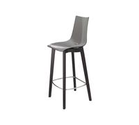 Tabouret 4 Pieds Sans Accoudoirs Scab Natural Zebra Antichoc 2810 FW 315 Gris tourterelle