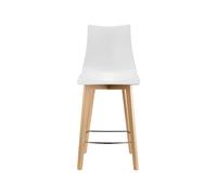 Tabouret 4 Pieds Sans Accoudoirs Scab Natural Zebra Antichoc 2811 FN 310 Blanc plein