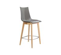 Tabouret 4 Pieds Sans Accoudoirs Scab Natural Zebra Antichoc 2811 FN 315 Gris tourterelle