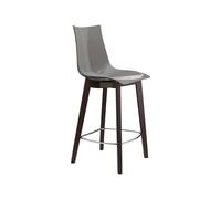 Tabouret 4 Pieds Sans Accoudoirs Scab Natural Zebra Antichoc 2811 FW 315 Gris tourterelle