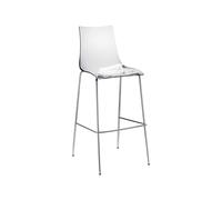 Tabouret 4 Pieds Sans Accoudoirs Scab Zebra Antichoc 2545 100 Transparent