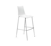 Tabouret 4 Pieds Sans Accoudoirs Scab Zebra Antichoc 2545 310 Blanc plein