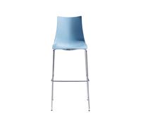 Tabouret 4 Pieds Sans Accoudoirs Scab Zebra Technopolymère 2565 62 Bleu clair
