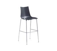 Tabouret 4 Pieds Sans Accoudoirs Scab Zebra Technopolymère 2565 81 Anthracite