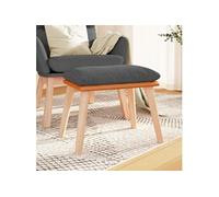 vidaXL Tabouret 45x29,5x35 cm tissu en similicuir gris foncé341447 Gris foncé G