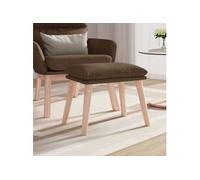 vidaXL Tabouret 45x29,5x35 cm tissu marron341427 Marron G