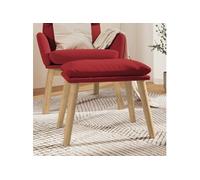Tabouret 45x29,5x35 cm velours bordeaux341440
