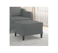 vidaXL Repose-pied - Gris foncé