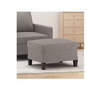 vidaXL Repose-pied en tissu taupe 60x50x41 cm
