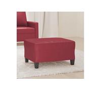 Tabouret 70x55x41 cm similicuir bordeaux349359