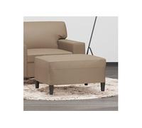 Vidaxl Repose-Pied Cappuccino 70x55x41 Cm Similicuir