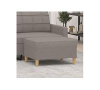 vidaXL Repose-pied Taupe 70x55x41 cm Tissu