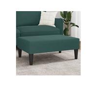 vidaXL Repose-pied en velours 77x55x31 cm – vert foncé