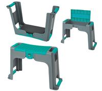 Greenmill Tabouret de jardin 3 en 1 GR6994 – compartiment verrouillable et genouillères plastique