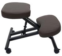 Mendler Chaise à Genoux HWC-E10 Marron foncé