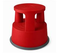 Tabouret à roulettes Office Marshal Plusieurs Couleurs Plastique ou Acier (Rouge, Plastique)