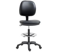 Vinsetto Fauteuil de bureau ergonomique, régalable, avec roulettes, bureau, confort bureau en acier, synthétique noir, vert in osom France