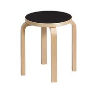Tabouret Artek E60 en Bouleau Lamellé-collé Noir