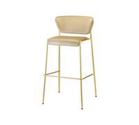 Tabouret Assise rembourré Empilable Sans Accoudoirs Scab Lisa 2855 OS V4 40 Gris tourterelle