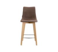 Tabouret Assise rembourré Sans Accoudoirs Scab Natural Zebra Pop 2813 FN M1 05 Brun Vison